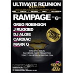 Poster for Ultimate Reunion lisiting the DJs that are playing.