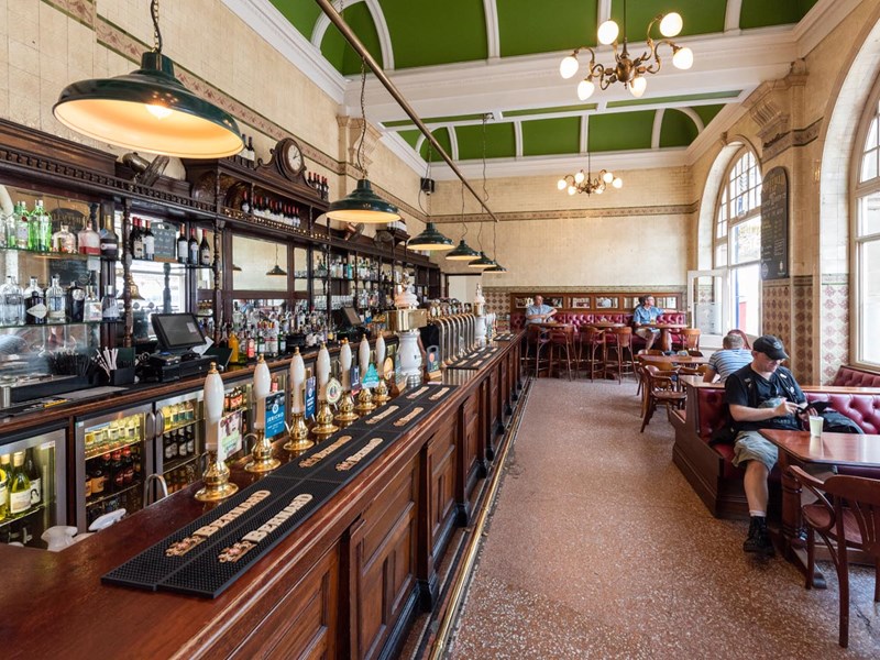 Interior of the Sheffield Tap.