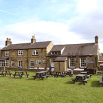 The beer garden at The Cricket Inn.
